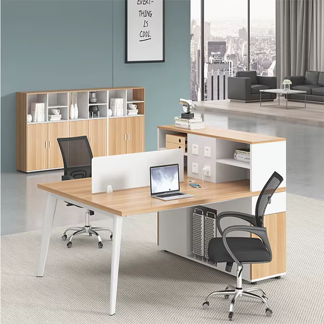 Simple Contemporary Office Desk Work Stations — image 3