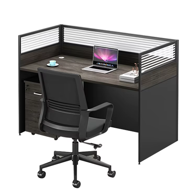Modern 2 Person Cubicle Computer Office — image 4