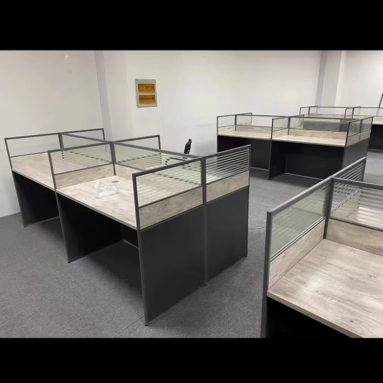 Modern 2 Person Cubicle Computer Office — image 5