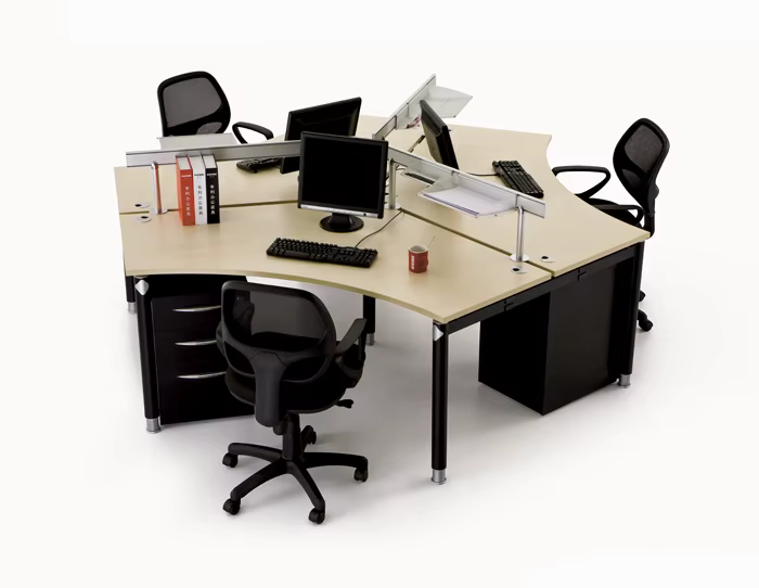 6 Person High Quality Office Workstation — image 2