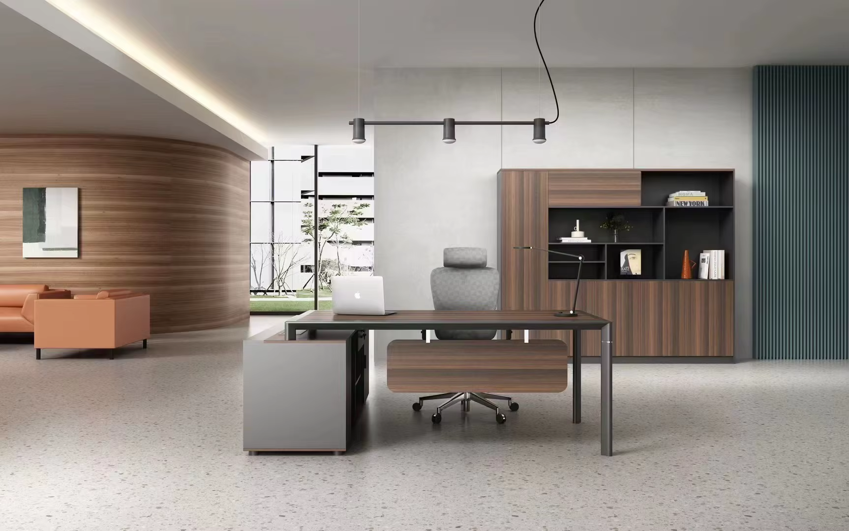 Modern System Workstation Commercial Office Desk — image 4