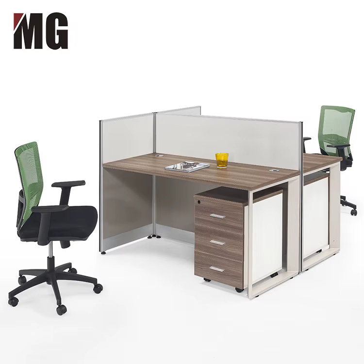 Modern Aluminum Wood Office Desk Modern — image 5