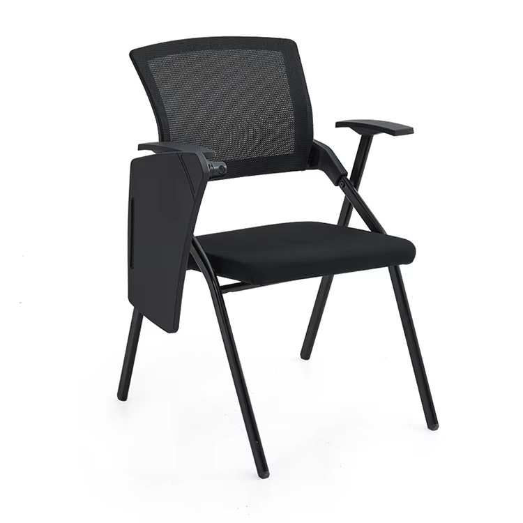 Conference Room Folding Chair Mesh Stackable — image 2