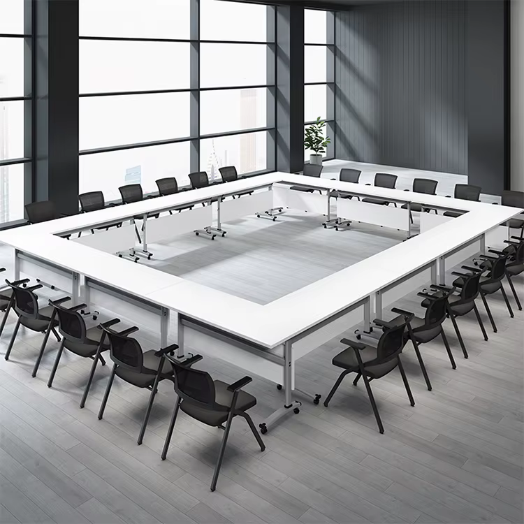 Conference Room Folding Chair Mesh Stackable — image 6
