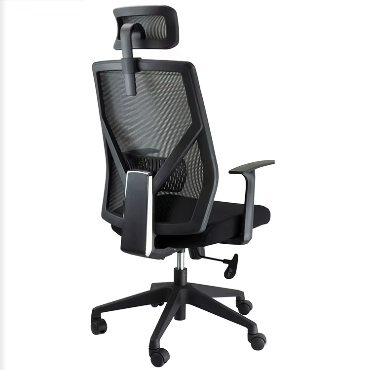 Modern Design Mesh Back Velvet Chair — image 2