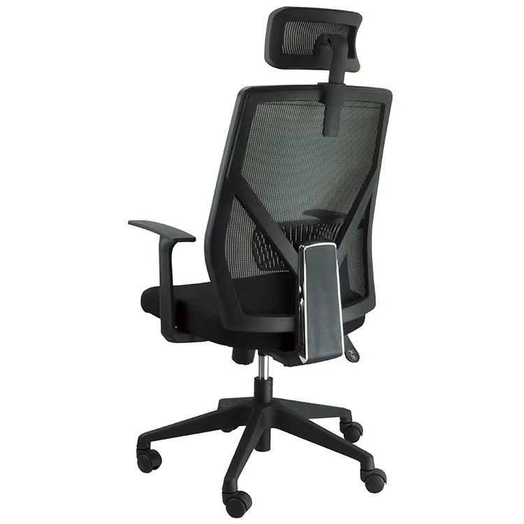 Modern Design Mesh Back Velvet Chair — image 3