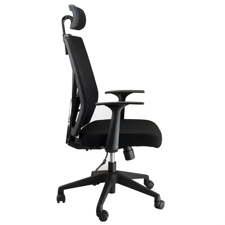 Modern Design Mesh Back Velvet Chair — image 4