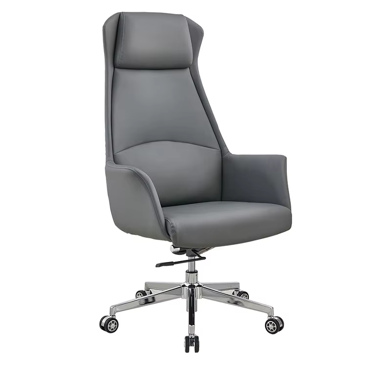 Wholesale Office Furniture Brown Leather Boss — image 2