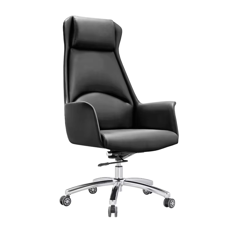 Wholesale Office Furniture Brown Leather Boss — image 3
