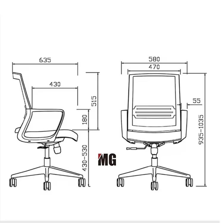 High Quality Ergonomic Swivel Office Computer — image 6