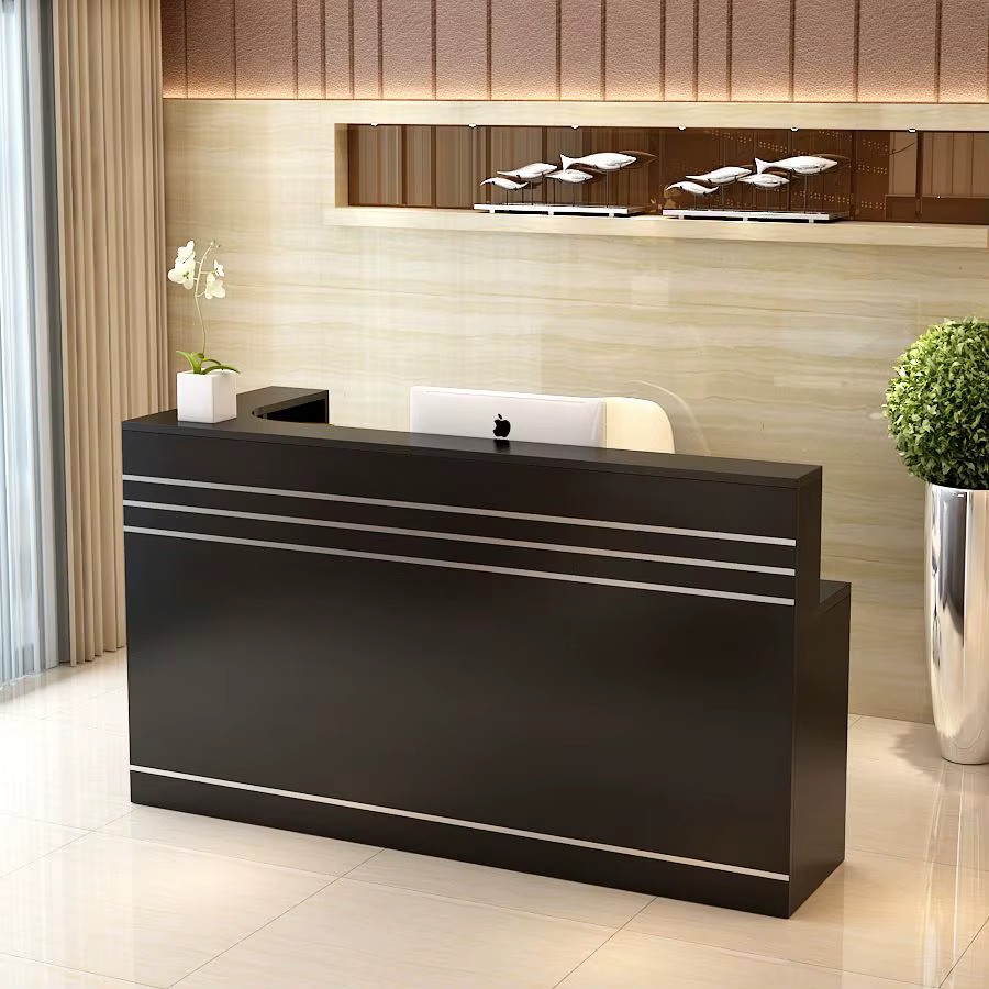 Modern Contemporary Office Reception Desk Counter — image 2