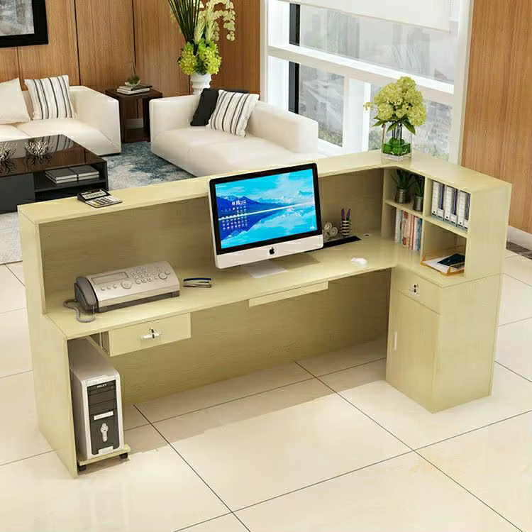 Modern Contemporary Office Reception Desk Counter — image 3