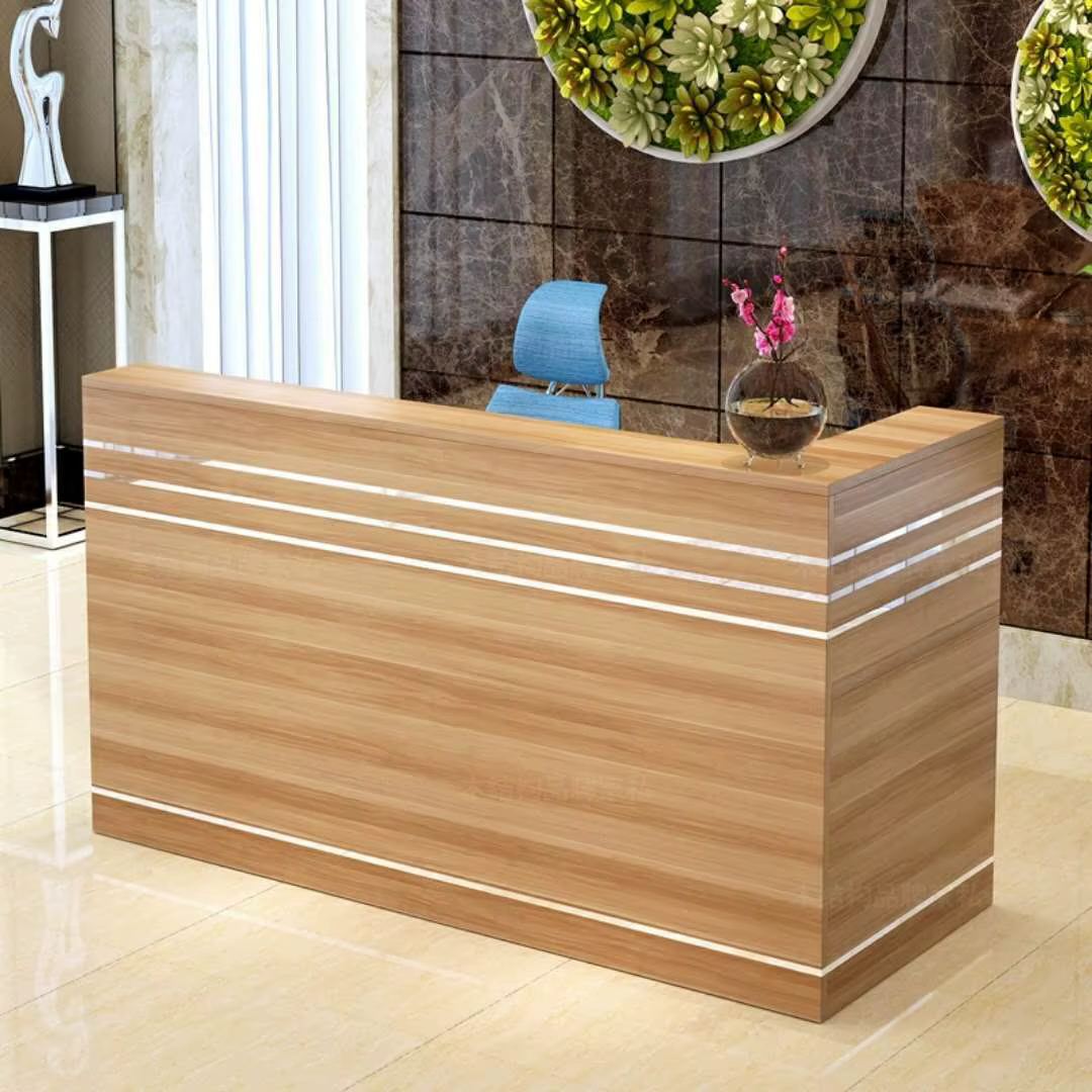 Modern Contemporary Office Reception Desk Counter — image 4