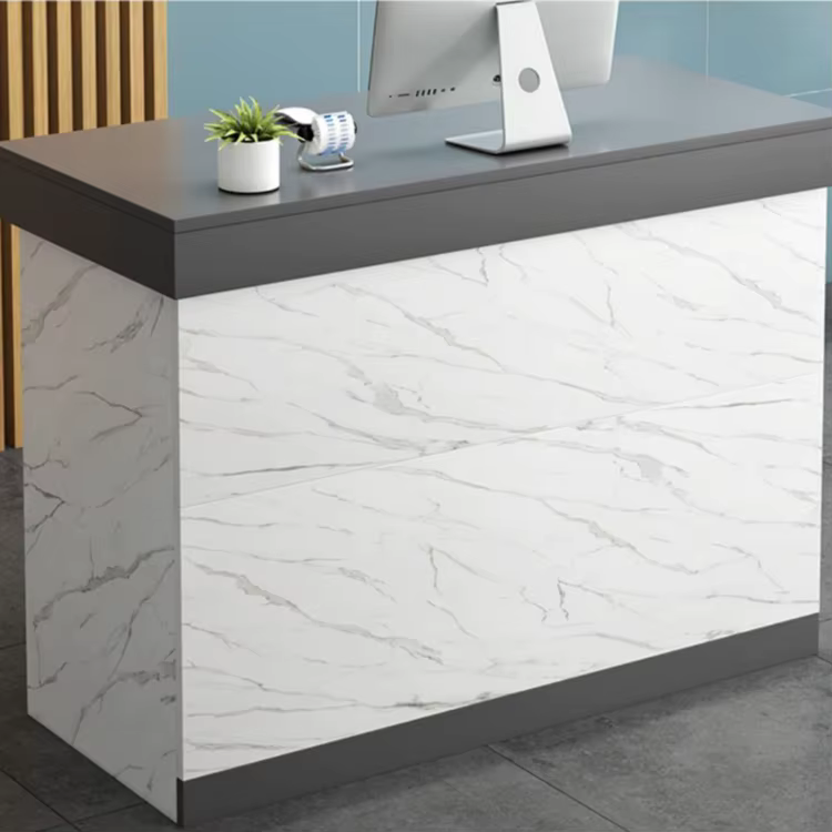 Customized Small Commercial Counter Front Desk — image 4