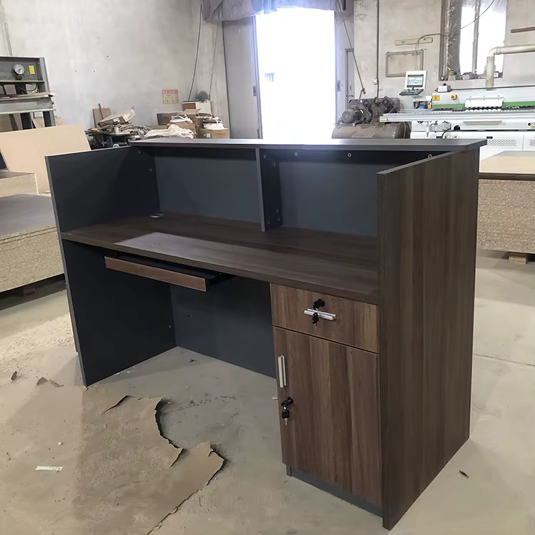 Customized Small Commercial Counter Front Desk — image 6