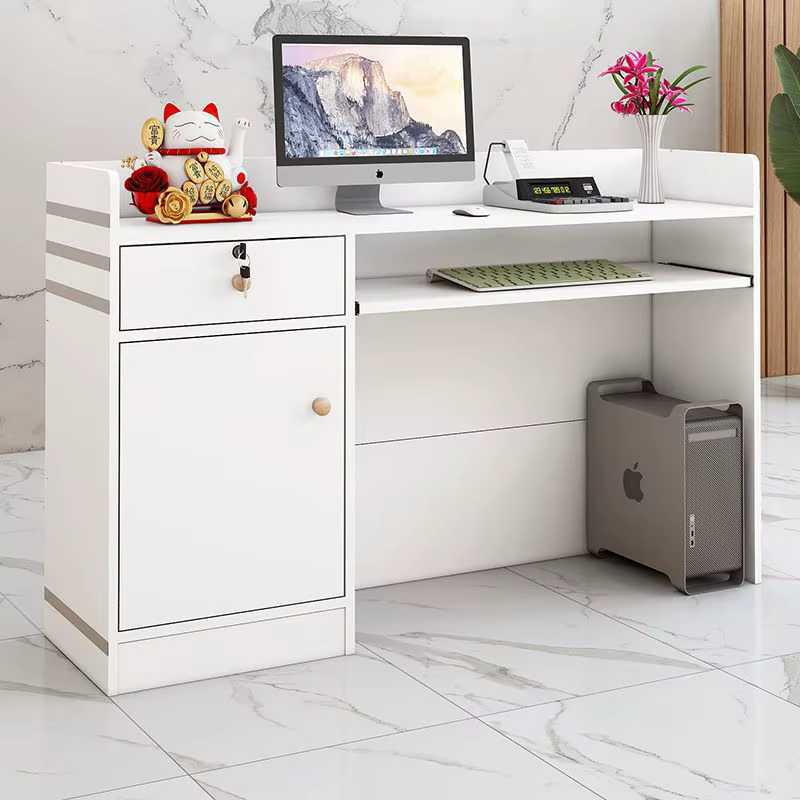 Modern Minimalist Office Reception Desk High — image 2