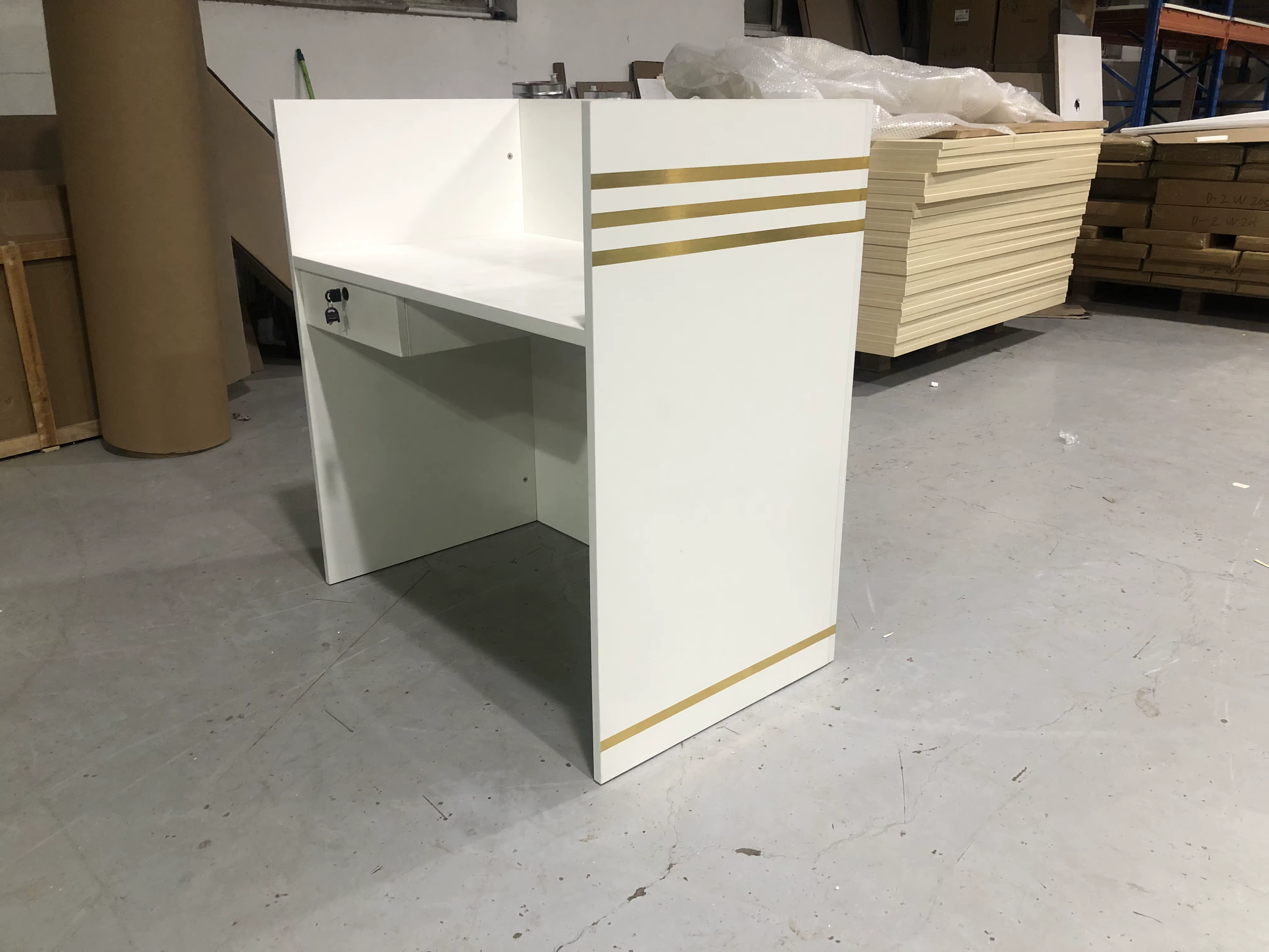 Modern Minimalist Office Reception Desk High — image 5