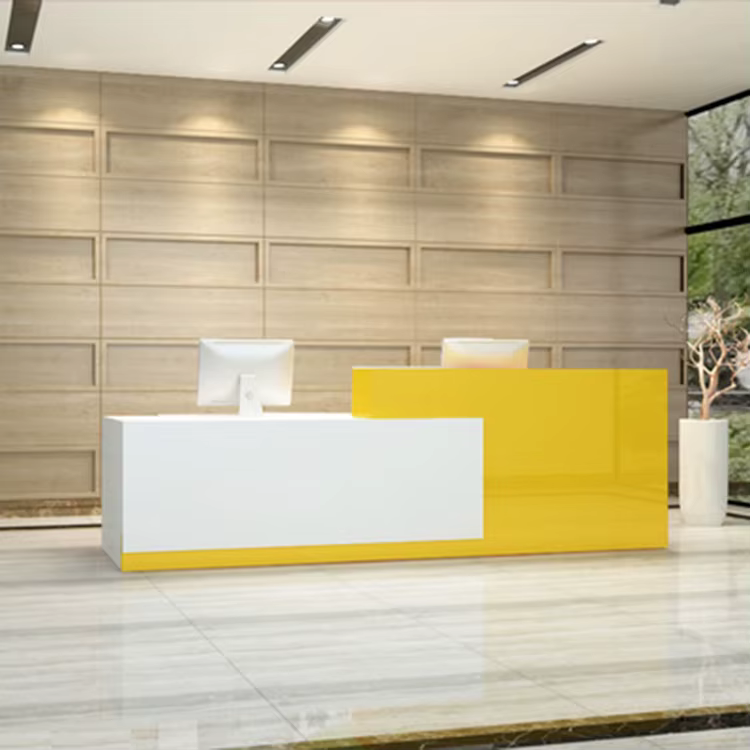 Modern Office Hospital Reception Counter Design — image 3