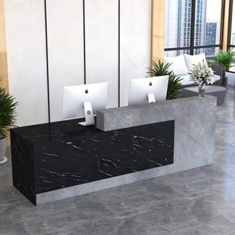 Modern Office Hospital Reception Counter Design — image 4