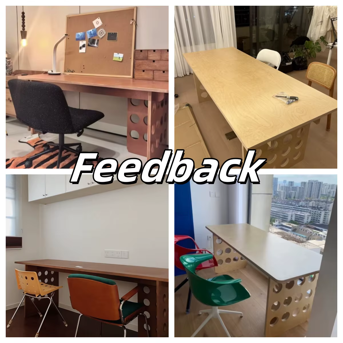 Solid Wood Bedroom Computer Desk Study — image 6