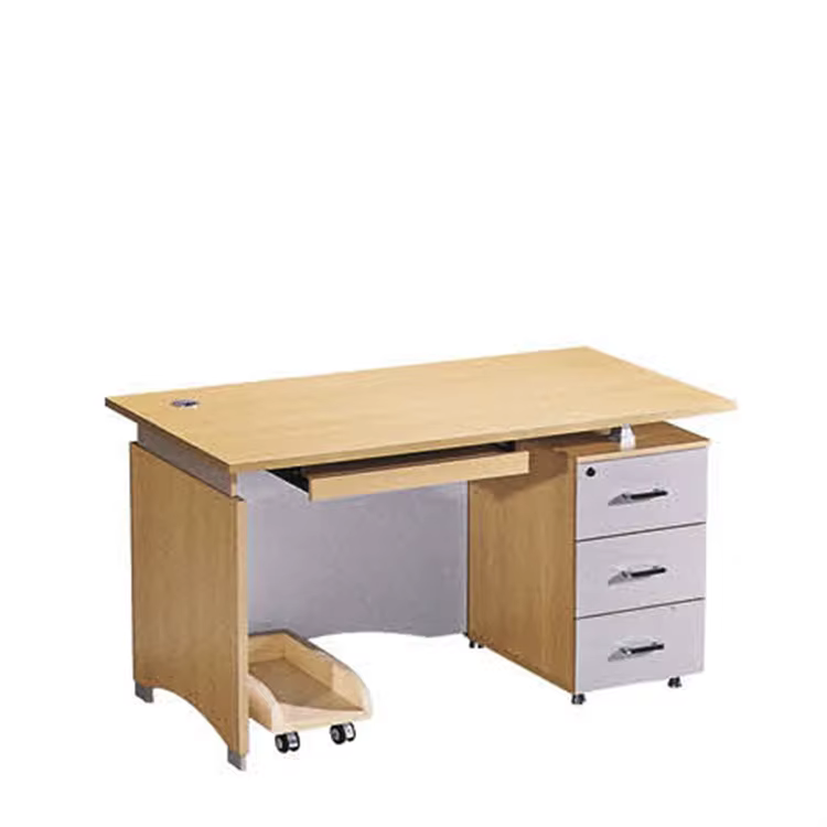 Modern Wooden With Drawer Desk With — image 4
