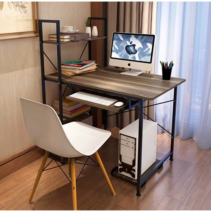 Home Metal Computer Table Study Desk — image 4