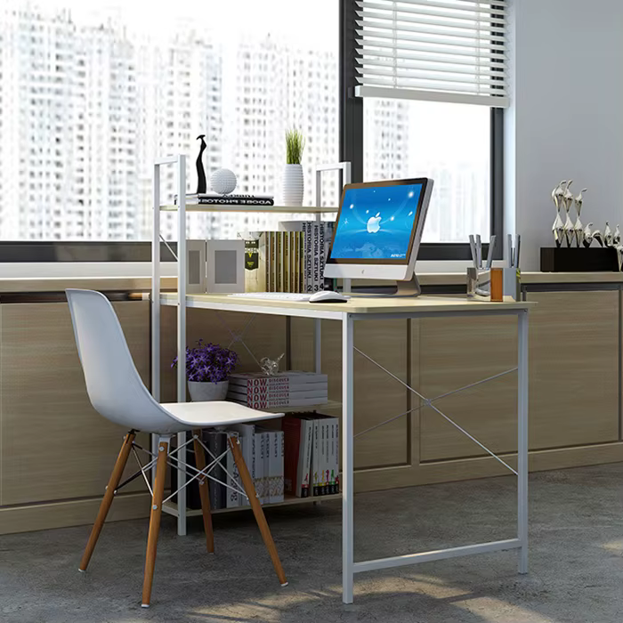 Home Metal Computer Table Study Desk — image 5