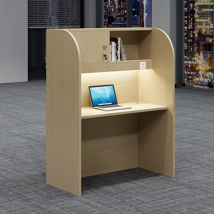 Wooden Study Table Designs Library Desk — image 2