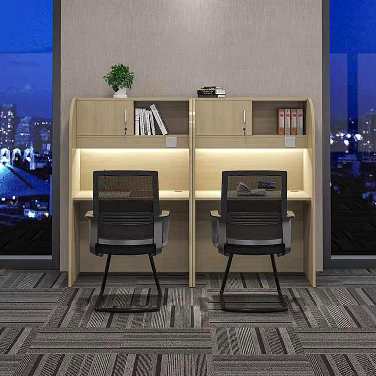 Wooden Study Table Designs Library Desk — image 3