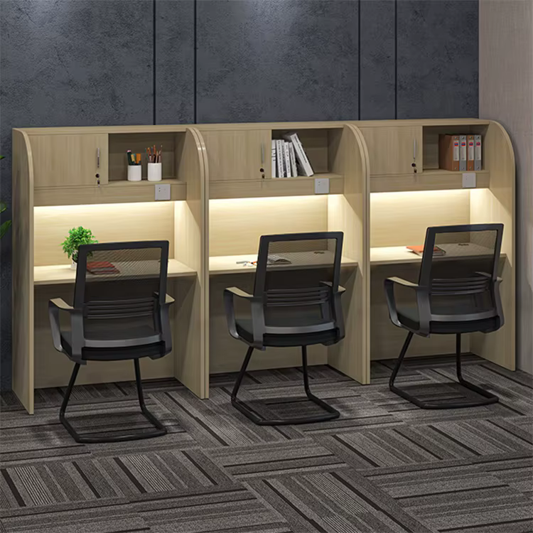Wooden Study Table Designs Library Desk — image 4