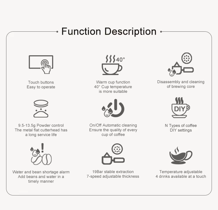 BTB Household Series Automatic Coffee Machine — image 6