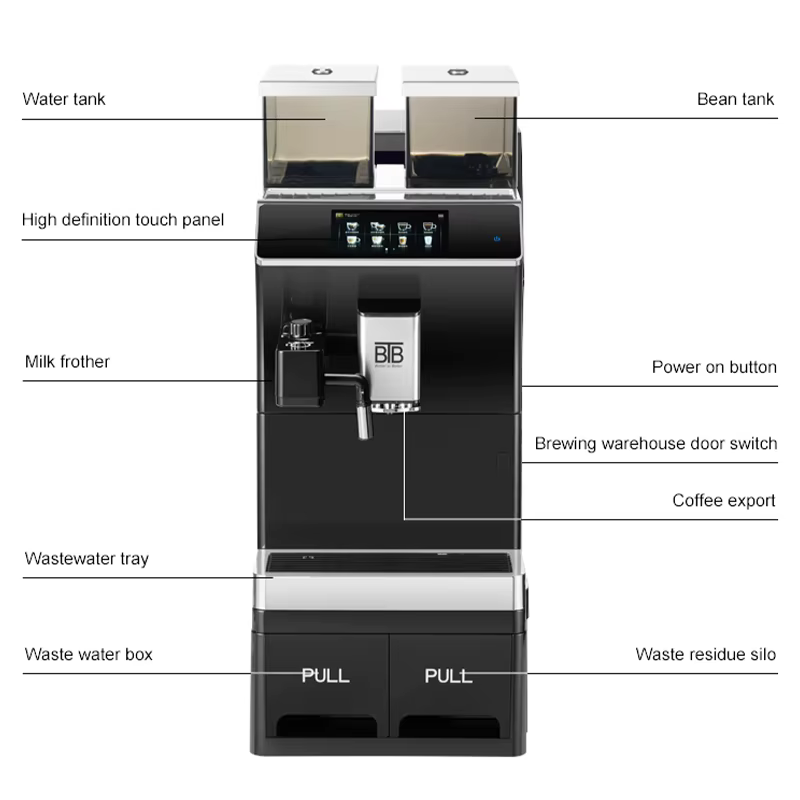 BTB Business Coffee Machine Three Water — image 4