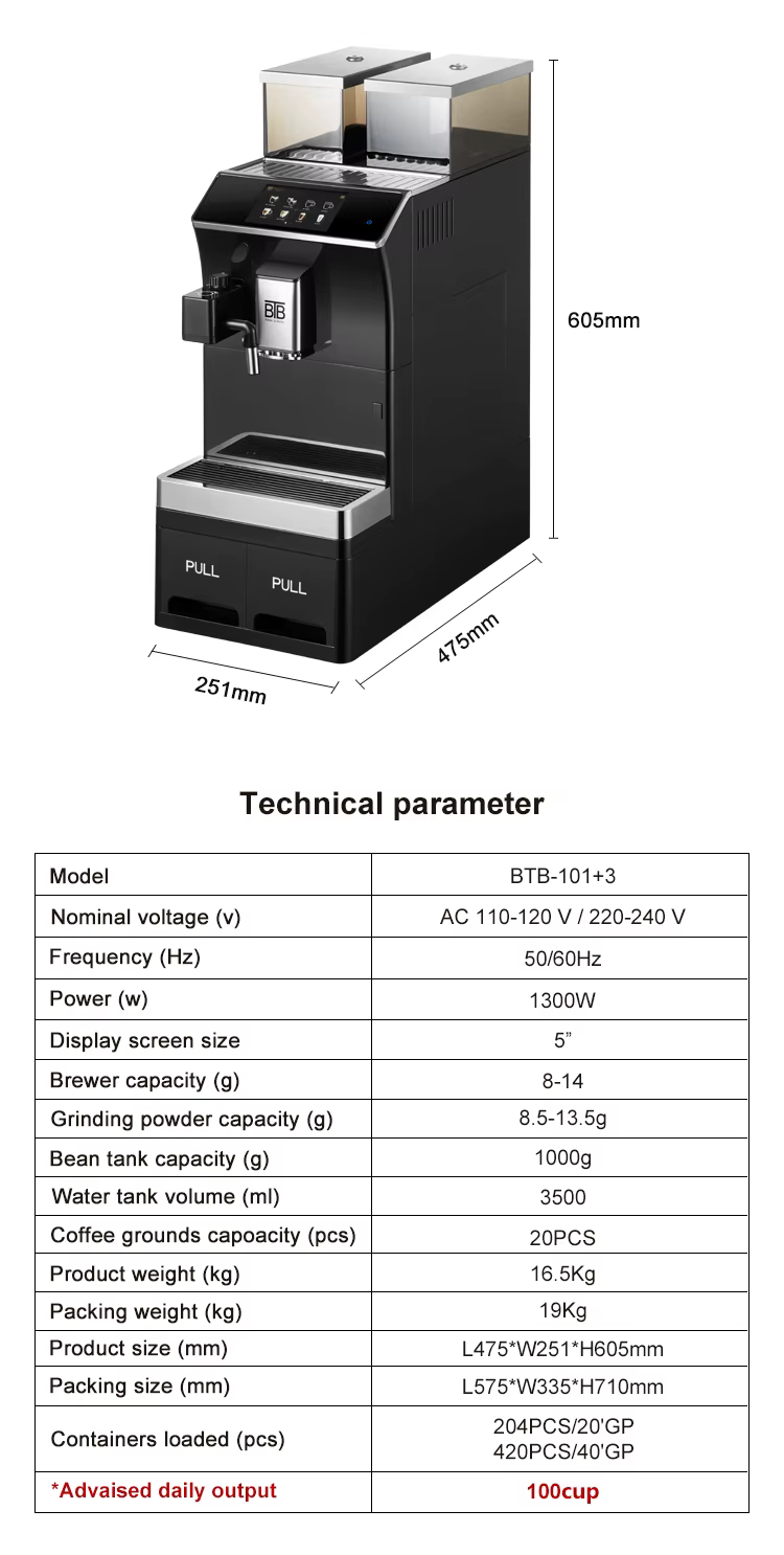 BTB Business Coffee Machine Three Water — image 5