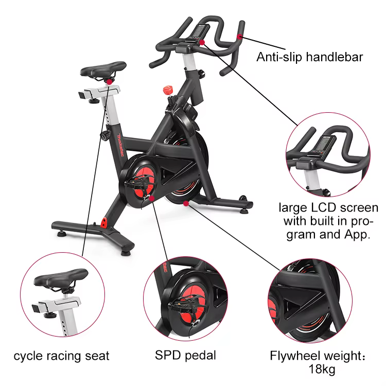 Maketec Factory Electric Exercise Bike Spin — image 2