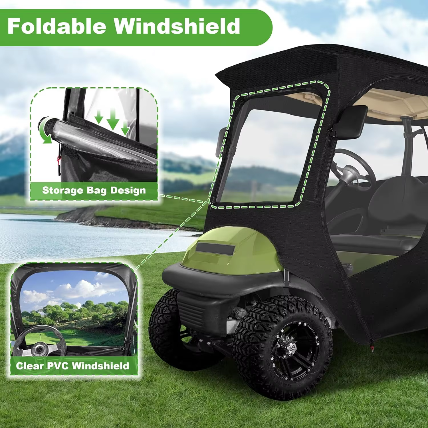 6 Passenger Electric Golf Cart 48v — image 2