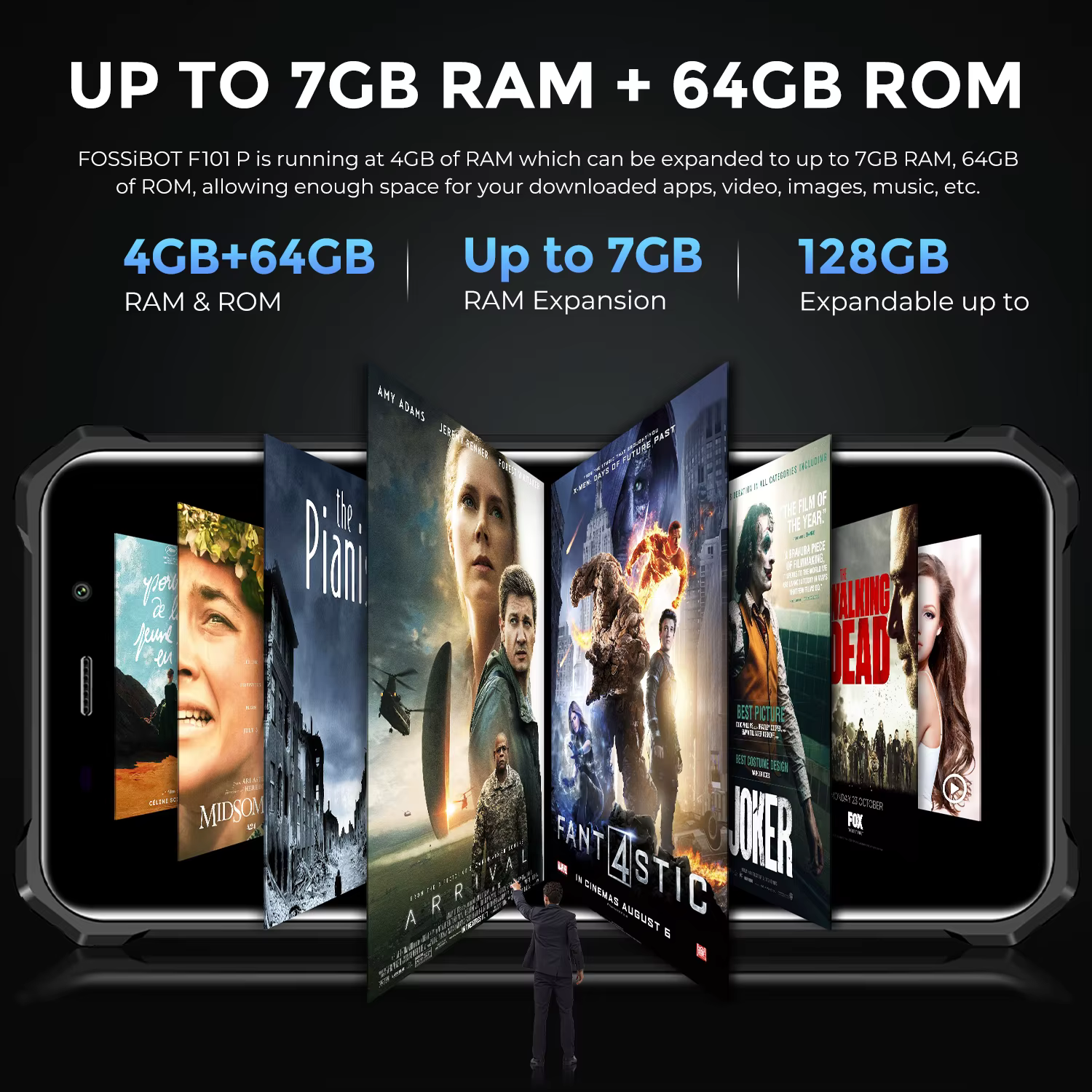 FOSSiBOT F101 P 4GB 64GB Cellphone — image 3