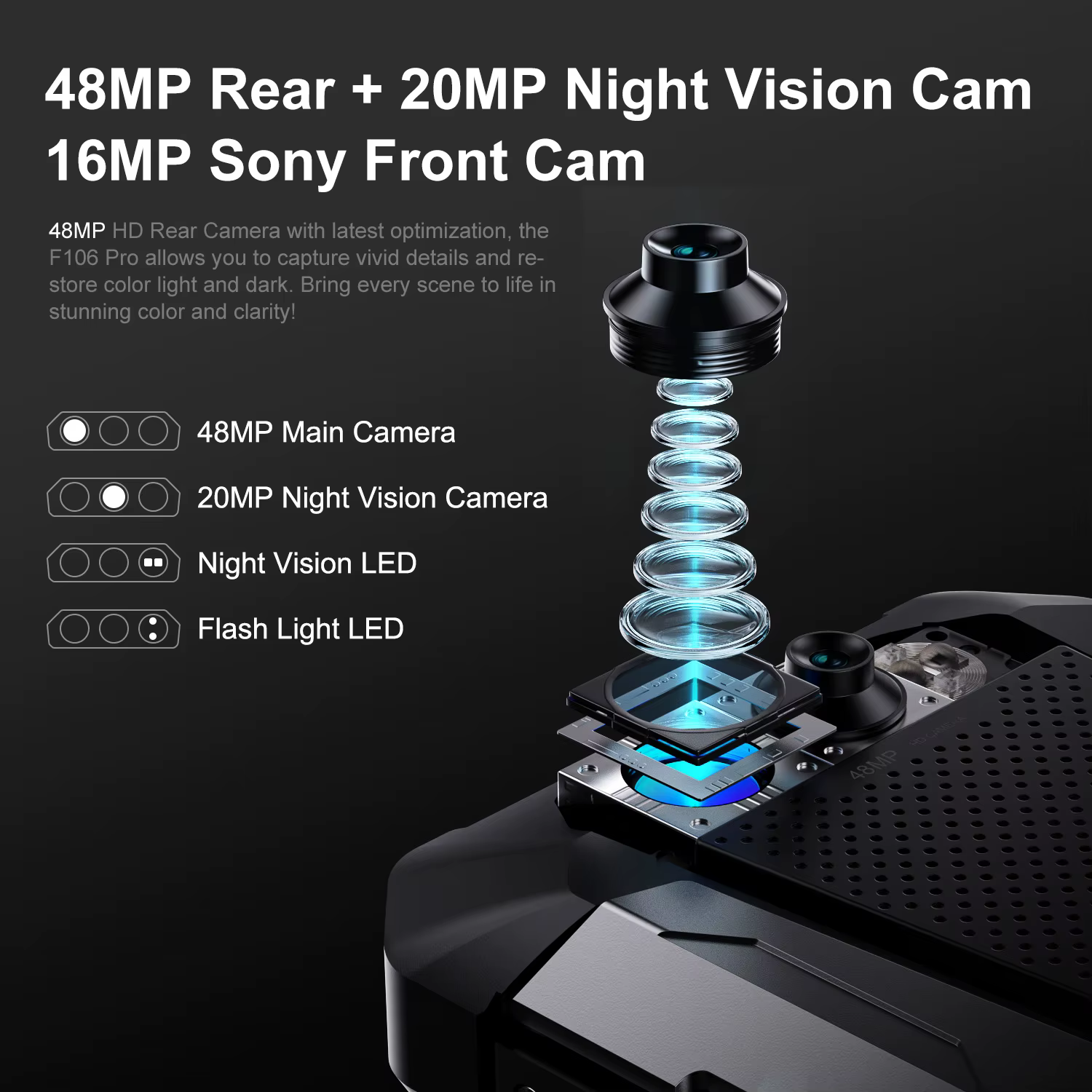 Fossibot F106 Pro New NFC Android — image 6