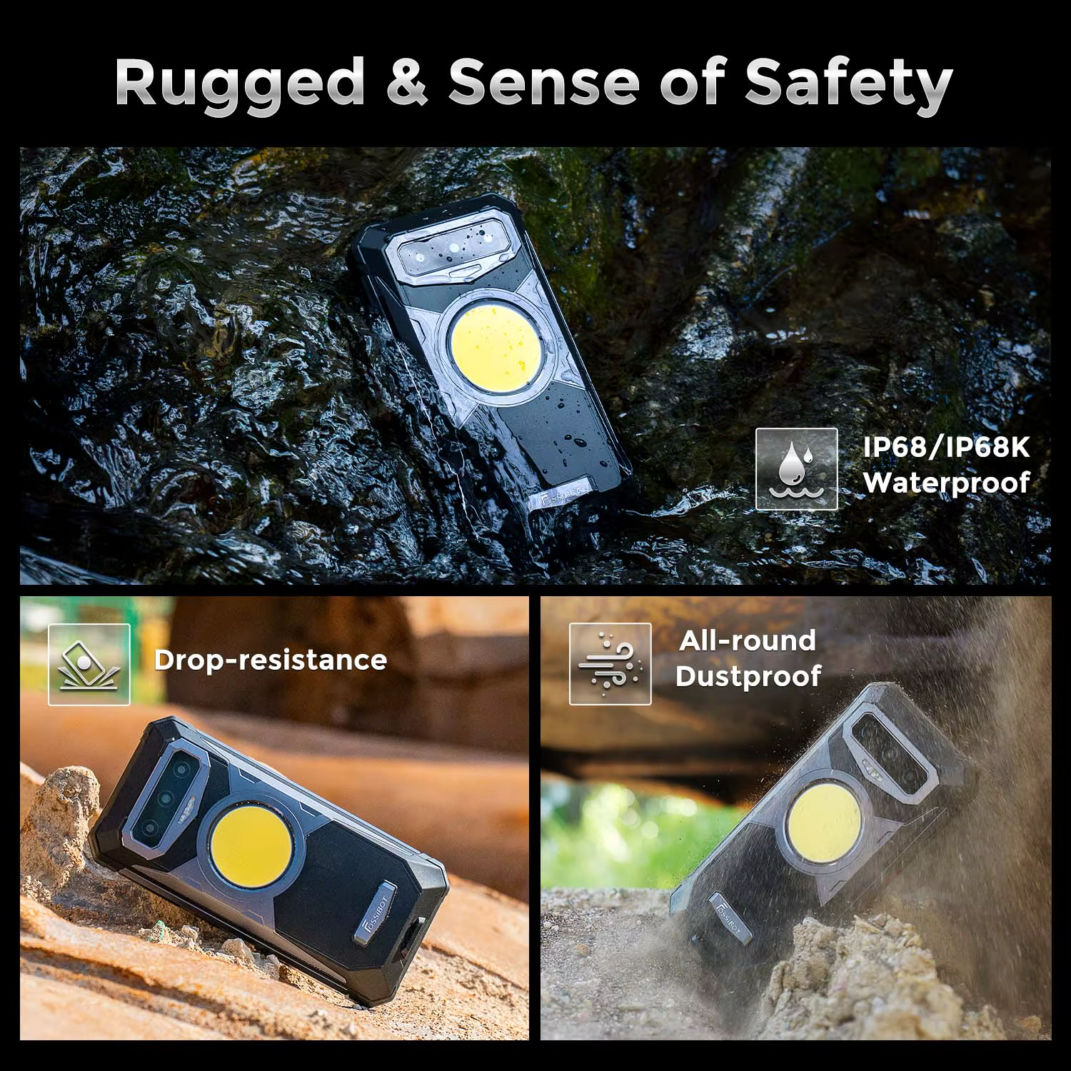 Fossibot F102 Rugged Smart Phone 16500mAH — image 6