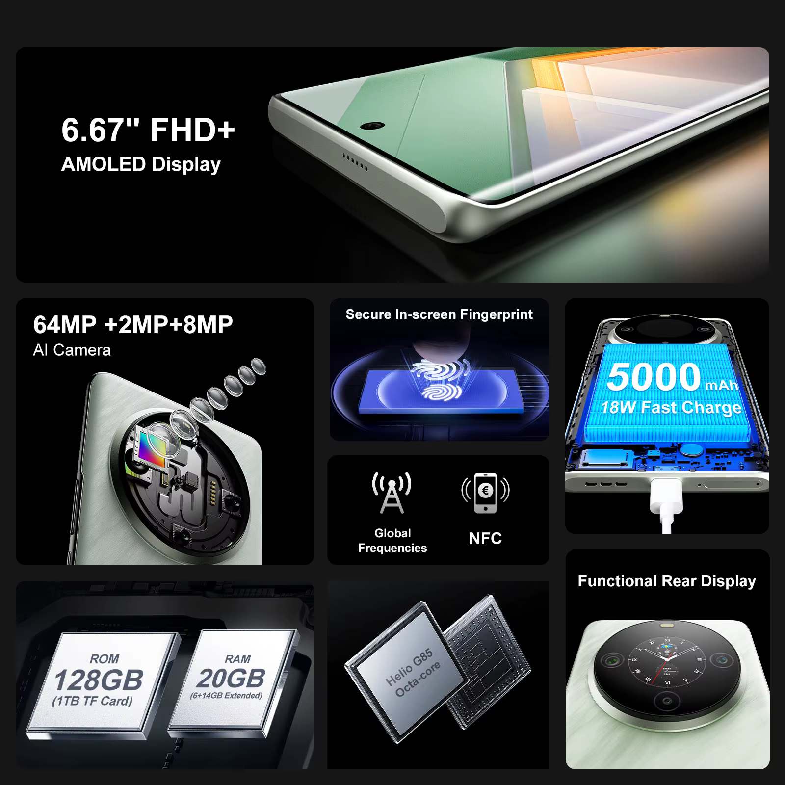 FOSSiBOT Android S3 Pro Dual Screen — image 3