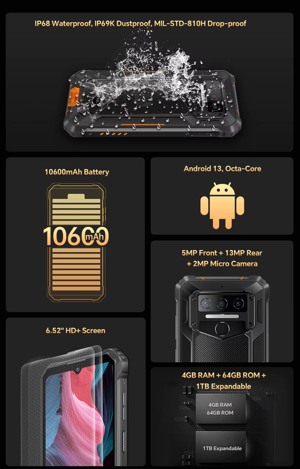 OUKITEL WP23 4G Android 13 NFC — image 2