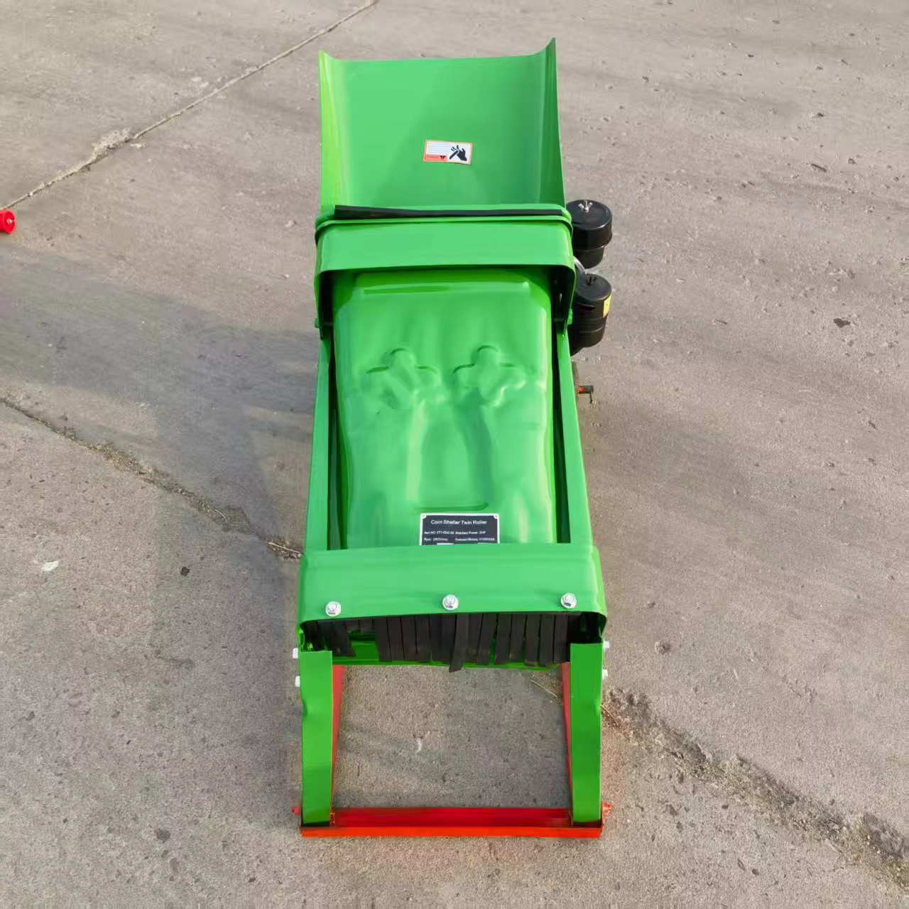 1000kg H 220v Double Barrel Maize — image 4