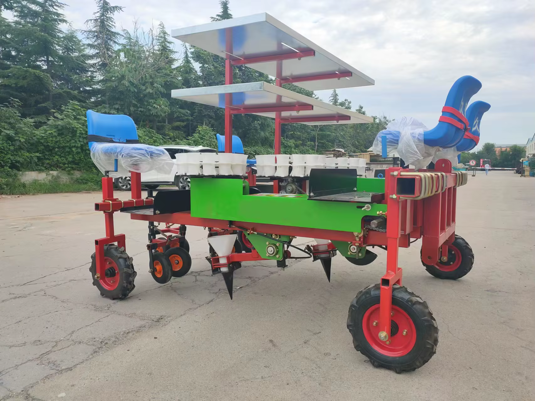 Vegetable Cabbage Tomato Transplanting Machine For — image 2