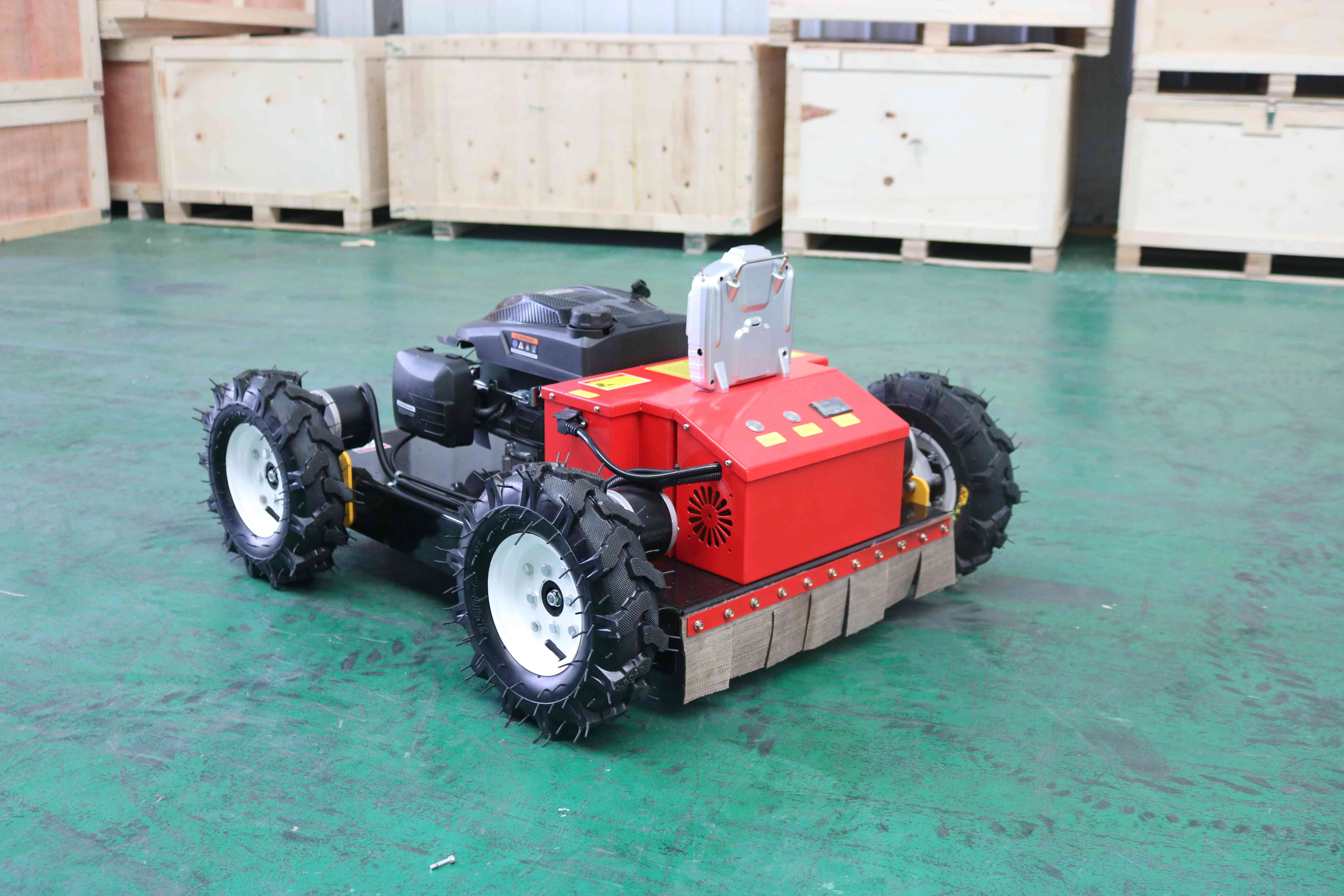 Remote Control Lawn Mowers Grass Cutter — image 2