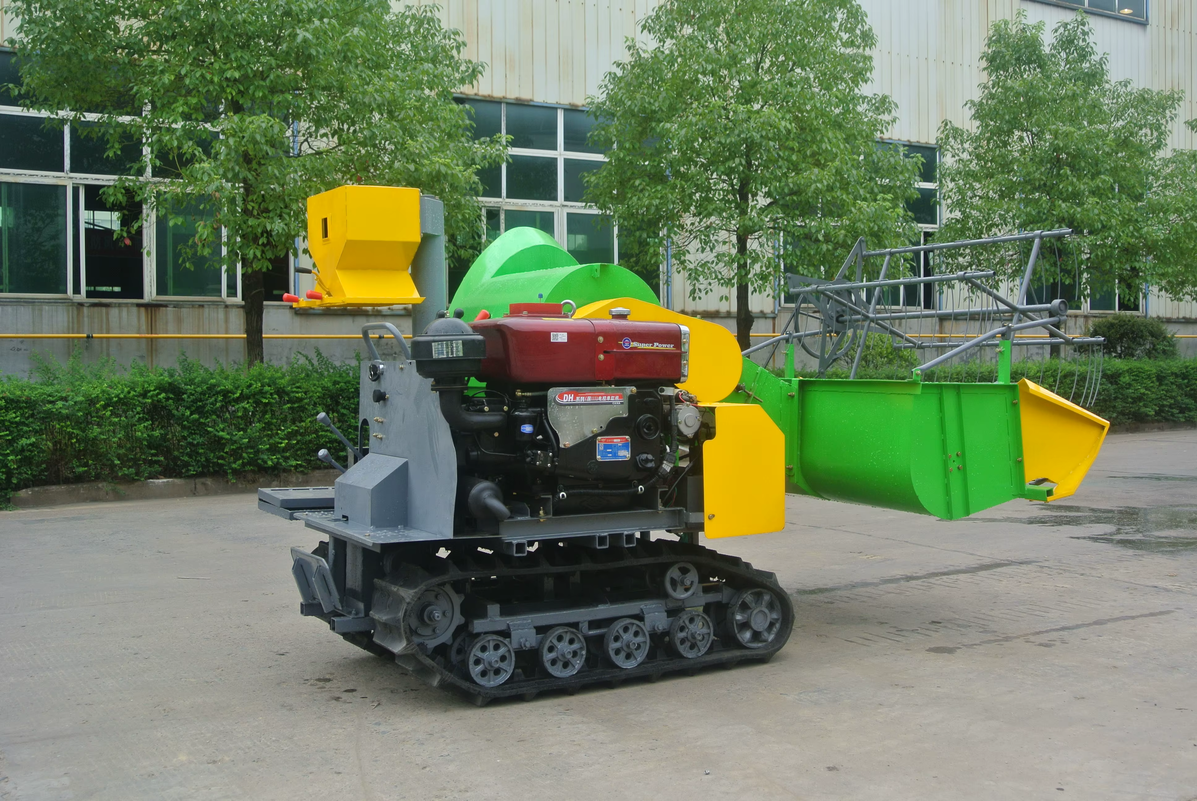 Fully Automatic Grain Combined Agricultural Harvesting — image 3