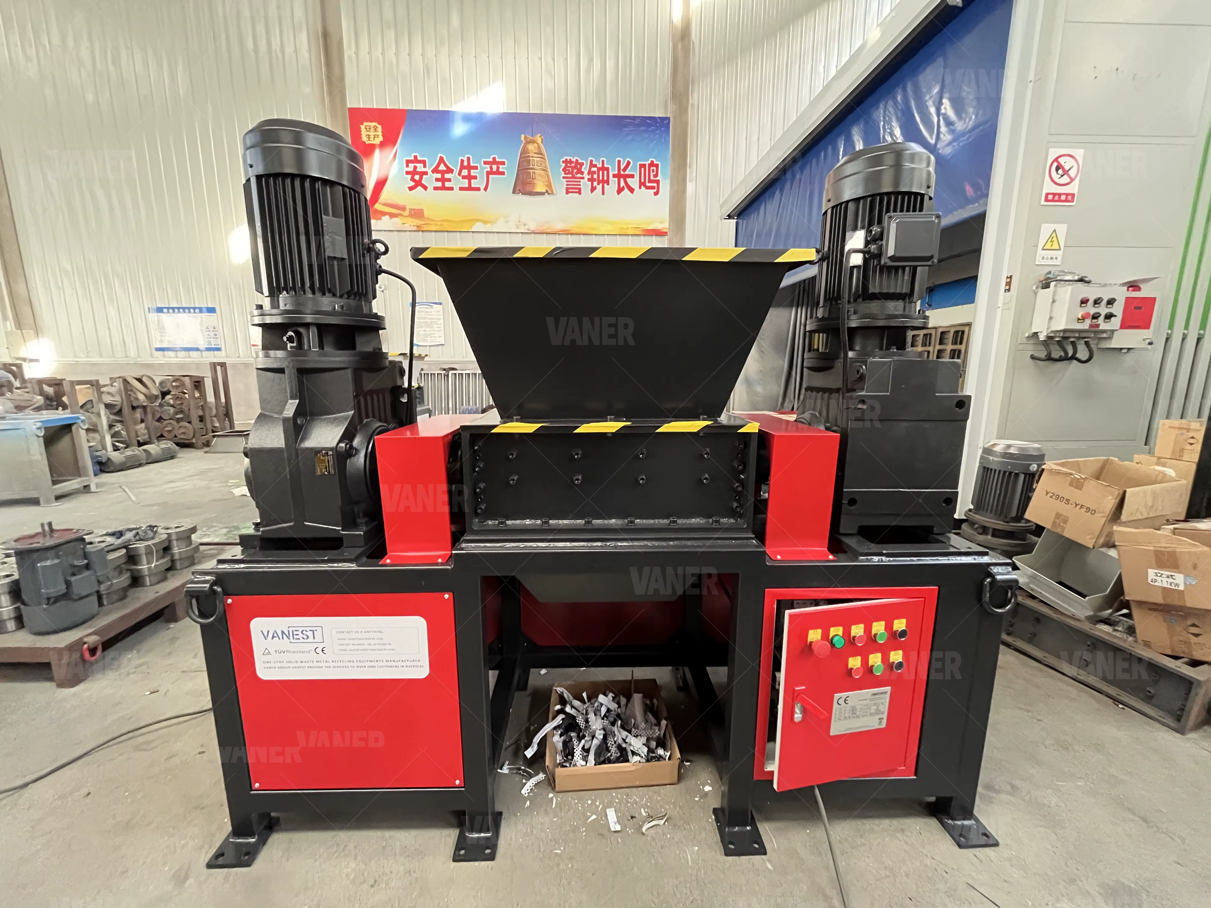 Vaner V DB400 Double Shaft Shredder — image 2