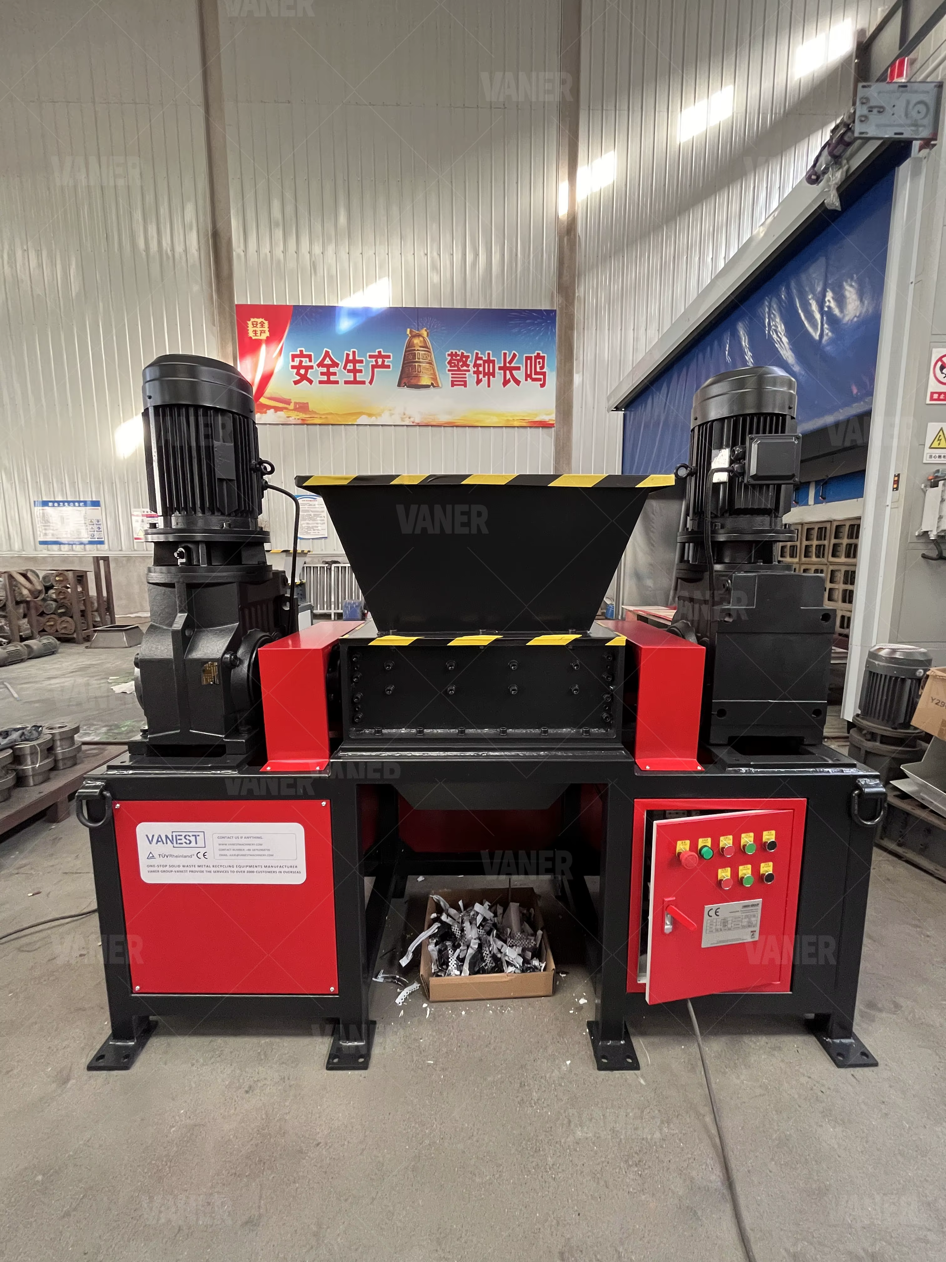 Vaner V DB400 Double Shaft Shredder — image 3