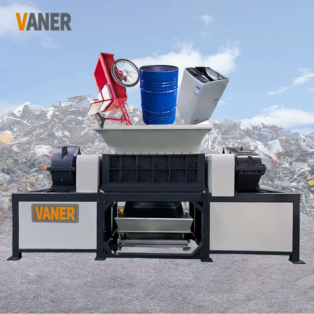 High Quality Double Shaft Shredder Recycling — image 2