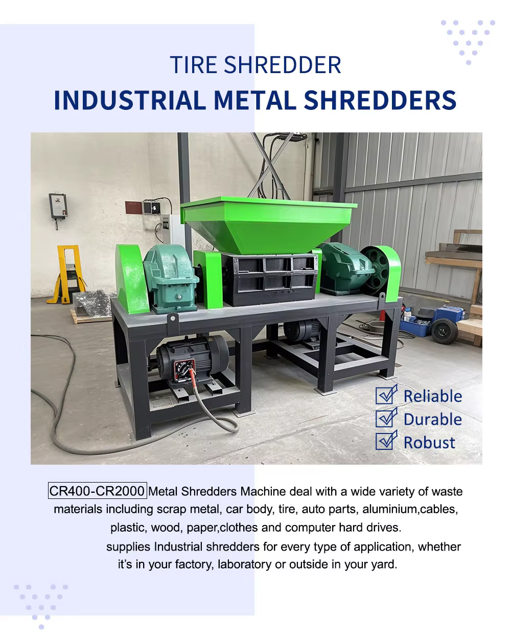 V CR1600 Aluminum Crushing Machine Crusher — image 5