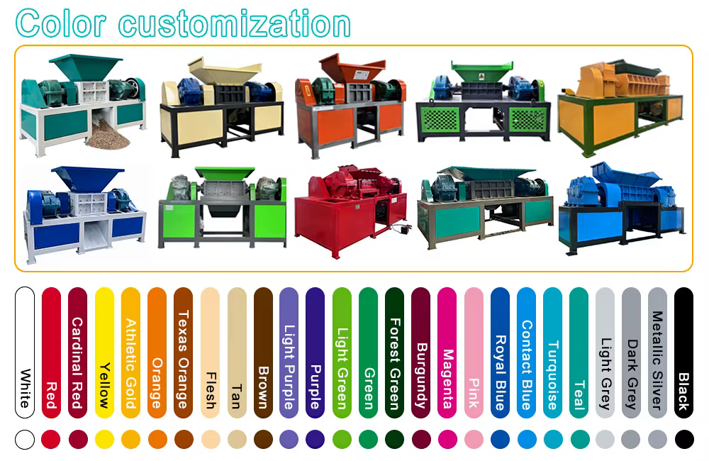 Waste Tyre Shredder Machine Shredder For — image 5