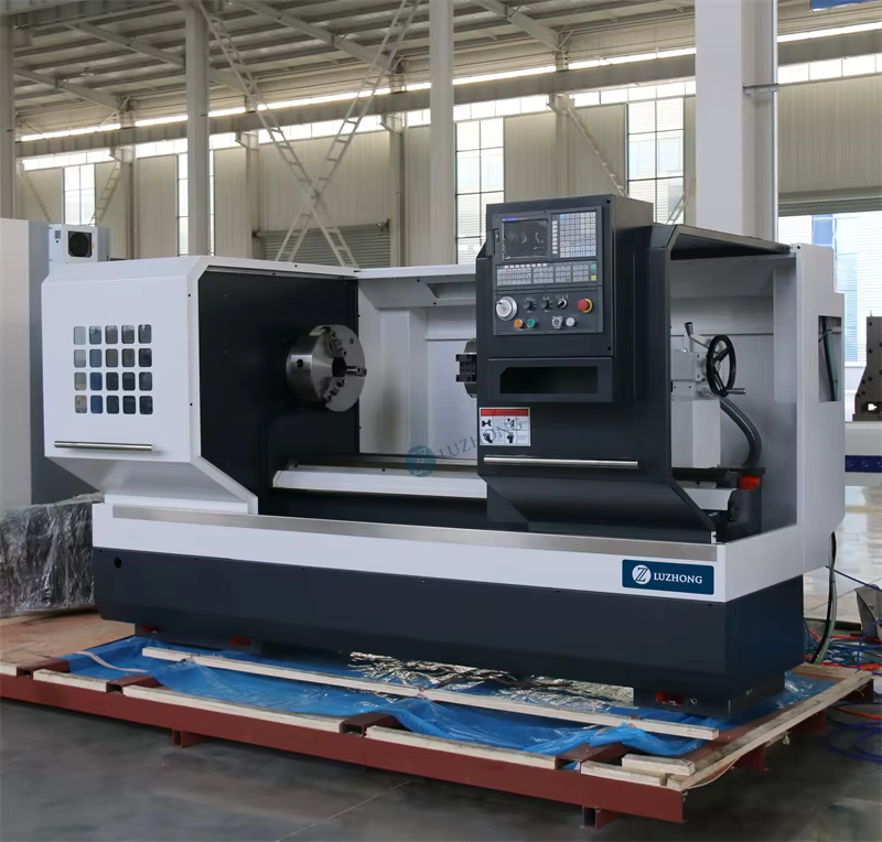 China CNC Lathe Machine Flat Bed — image 2